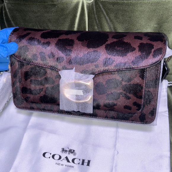 Coach Tabby Bag 26 Leopard print with Gold Accents - Picture 1 of 15
